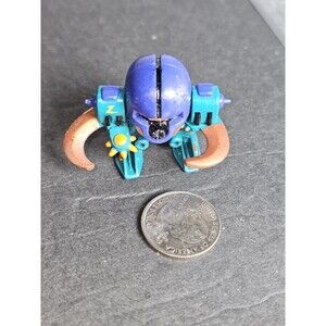 Vtg ZBots HALFBAK original 1993 Galoob Z Bots Bitebot figure micro machine